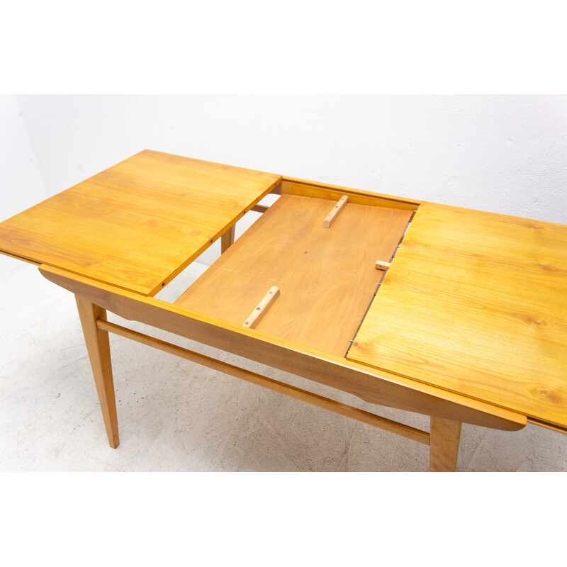 Mesa de comedor plegable de mediados de siglo de Bohumil Landsman para Jitona, Checoslovaquia Años 70