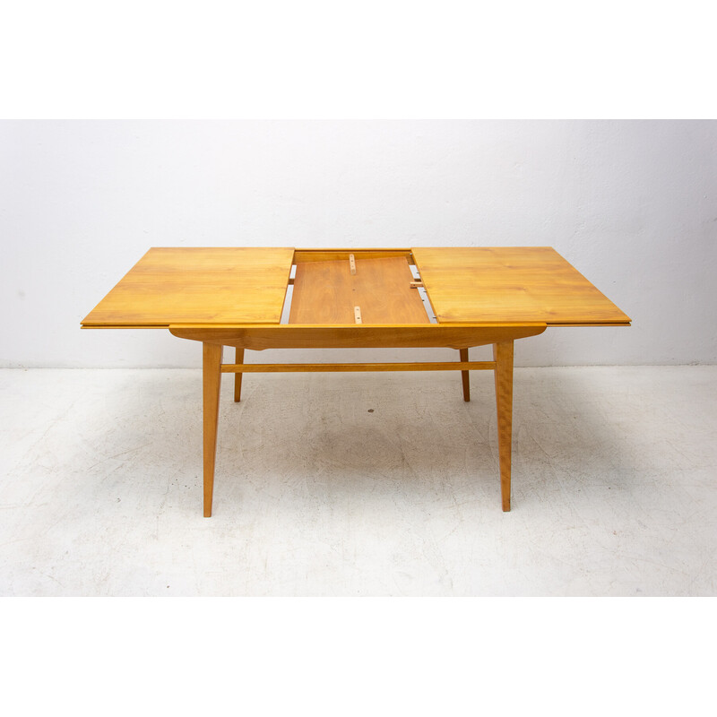 Mesa de comedor plegable de mediados de siglo de Bohumil Landsman para Jitona, Checoslovaquia Años 70