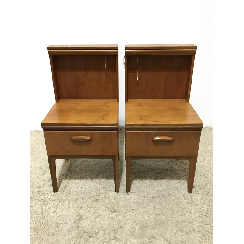 Pair of bedside tables by William Lawrence - 1960s