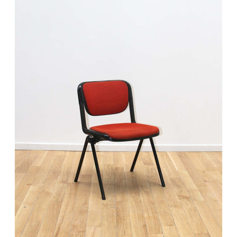 Set aus 4 Vintage Vertebra Stühlen von Emilio Ambasz und Giancarlo Piretti für Castelli