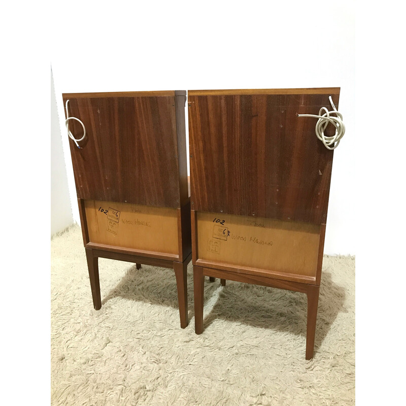 Pair of bedside tables by William Lawrence - 1960s