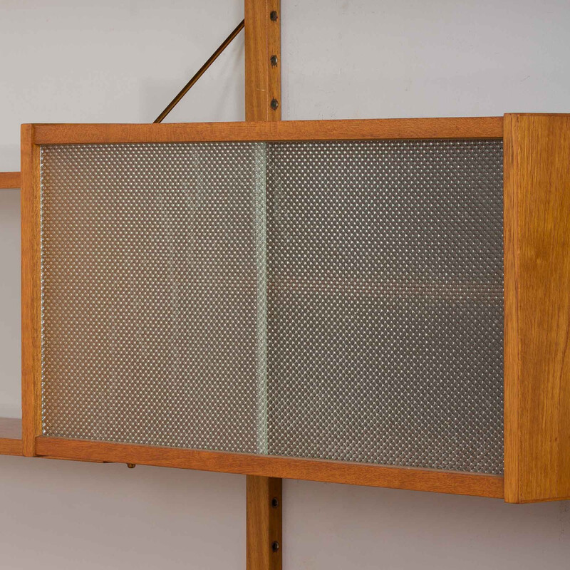 Vintage Danish modular teak bookcase, 1970s