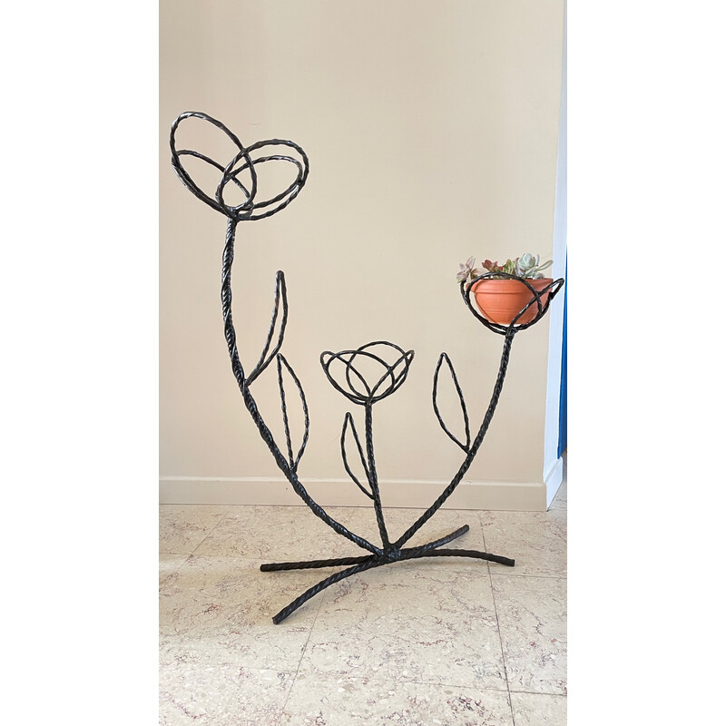 Vintage curved plant holder