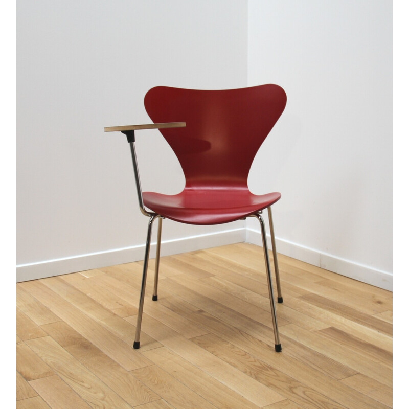 Cadeira Vintage Series 7 de Arne Jacobsen para Fritz Hansen
