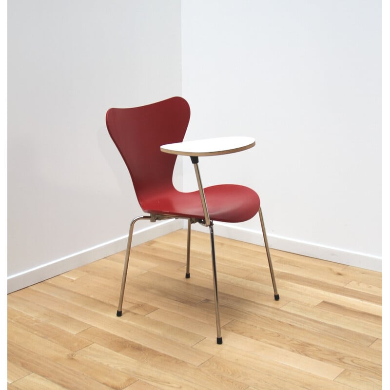 Chaise vintage Série 7 par Arne Jacobsen pour Fritz Hansen