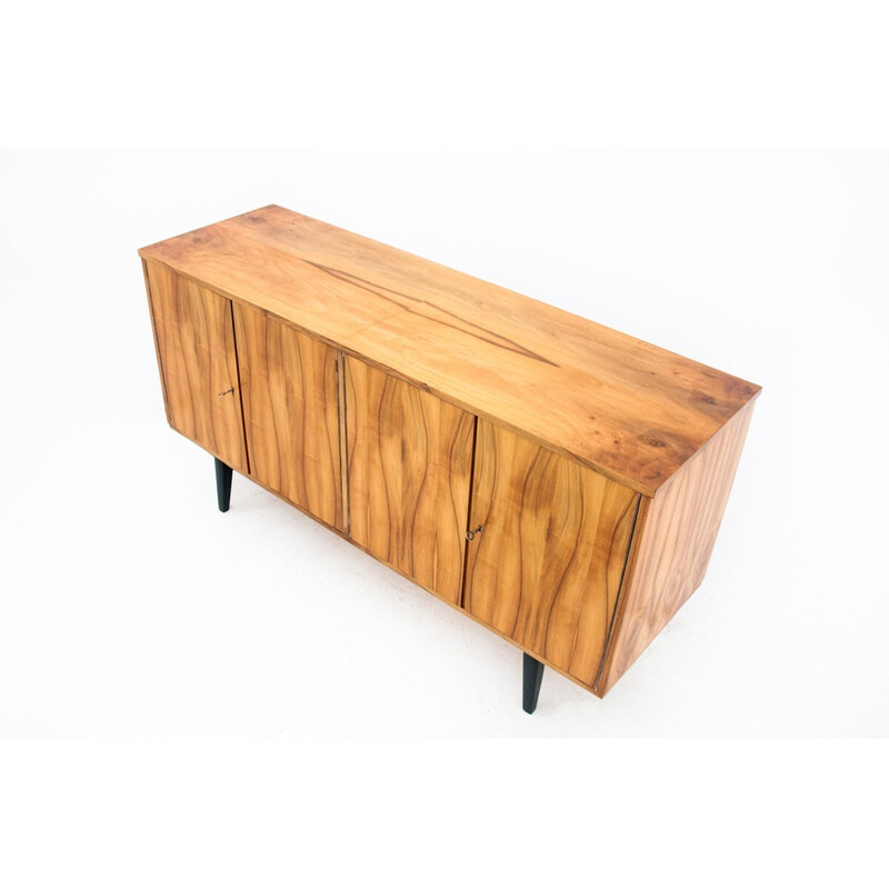 Sideboard aus Holz, Polen 1970er Jahre