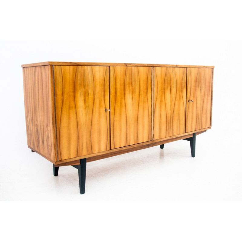 Sideboard aus Holz, Polen 1970er Jahre