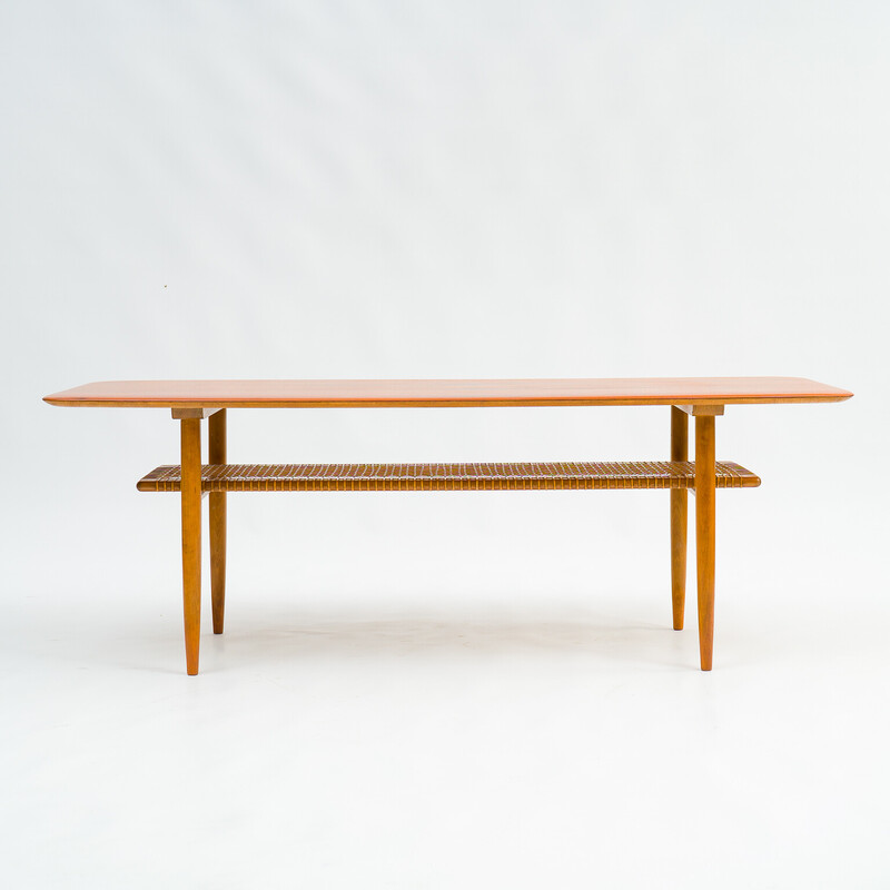 Vintage Scandinavian teak coffee table, 1950