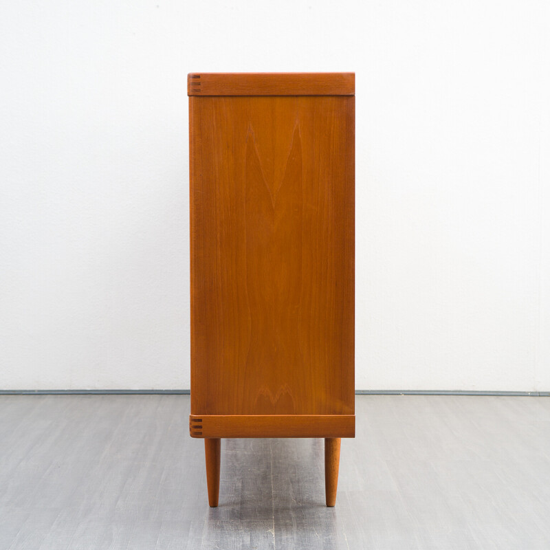 Vintage teakhouten highboard van H.W Klein voor Bramin, Denemarken 1960