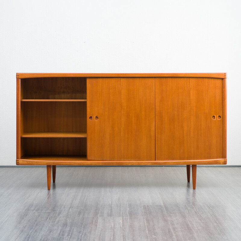 Vintage teakhouten highboard van H.W Klein voor Bramin, Denemarken 1960