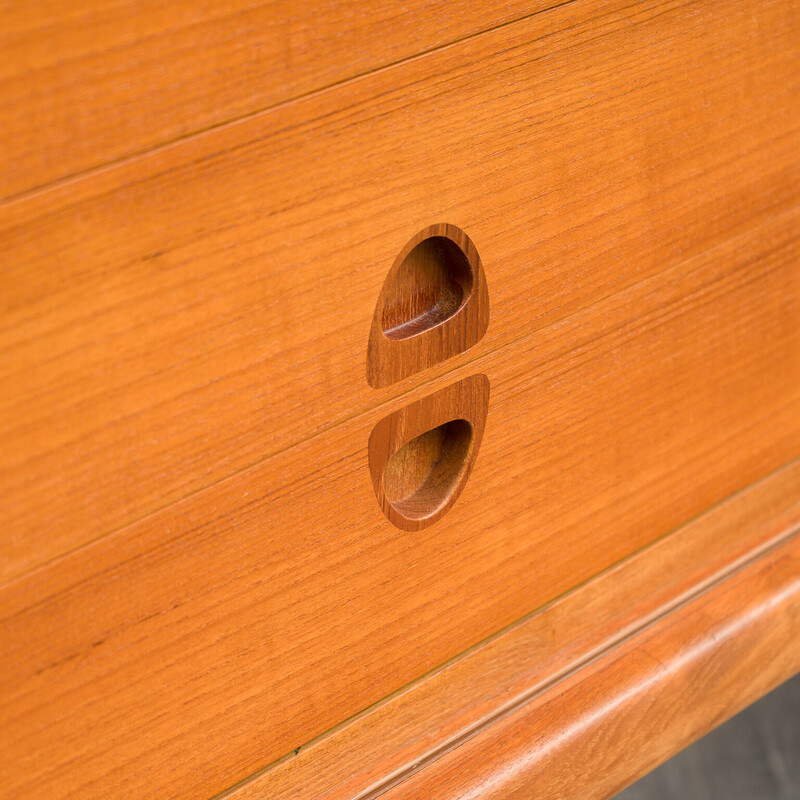 Credenza vintage in teak di H.W Klein per Bramin, Danimarca 1960