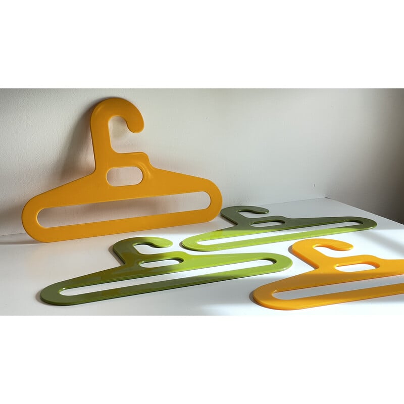 Set of 4 vintage hangers by Ingo Maurer, 1970s