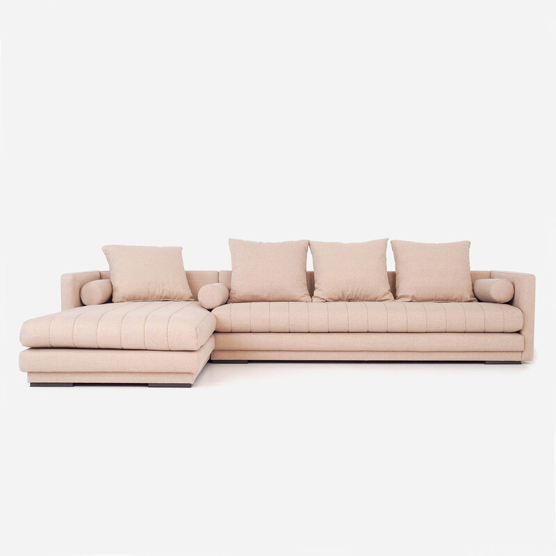 Vintage Kopenhaga beige Scandinavian corner sofa