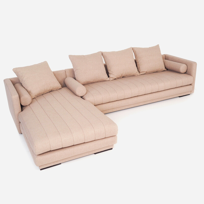 Vintage Kopenhaga beige Scandinavian corner sofa