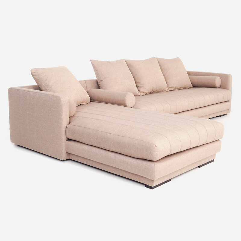 Vintage Kopenhaga beige Scandinavian corner sofa