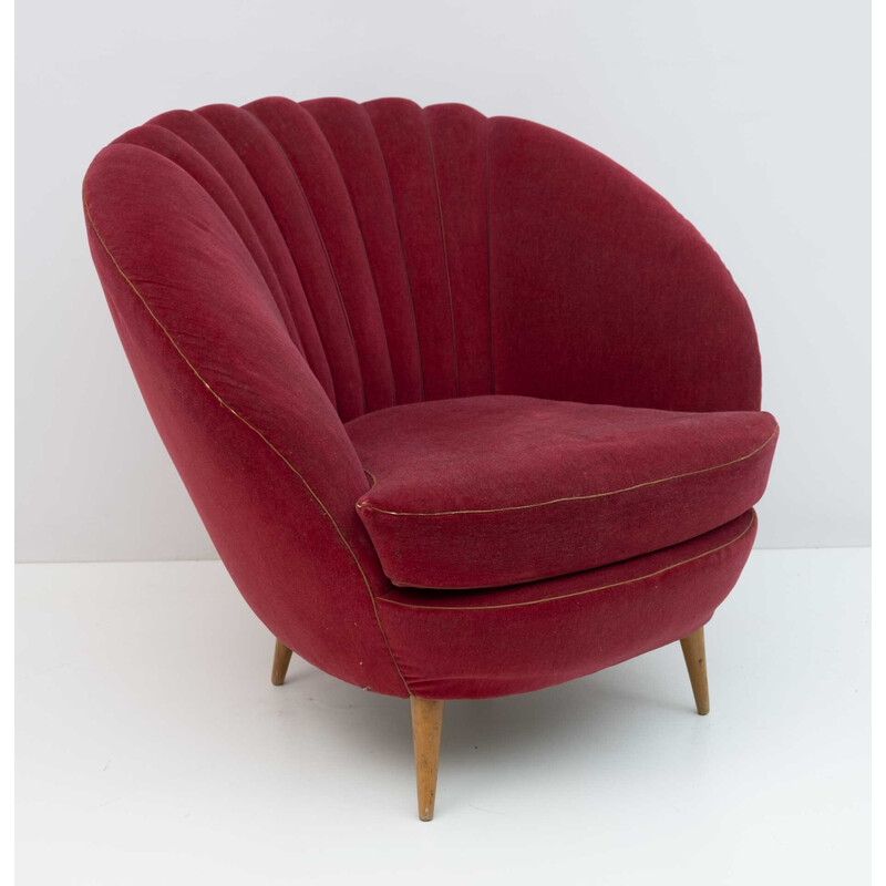 Paire de fauteuils vintage Margherita par Gio Ponti pour Isa Bergamo, Italie 1950