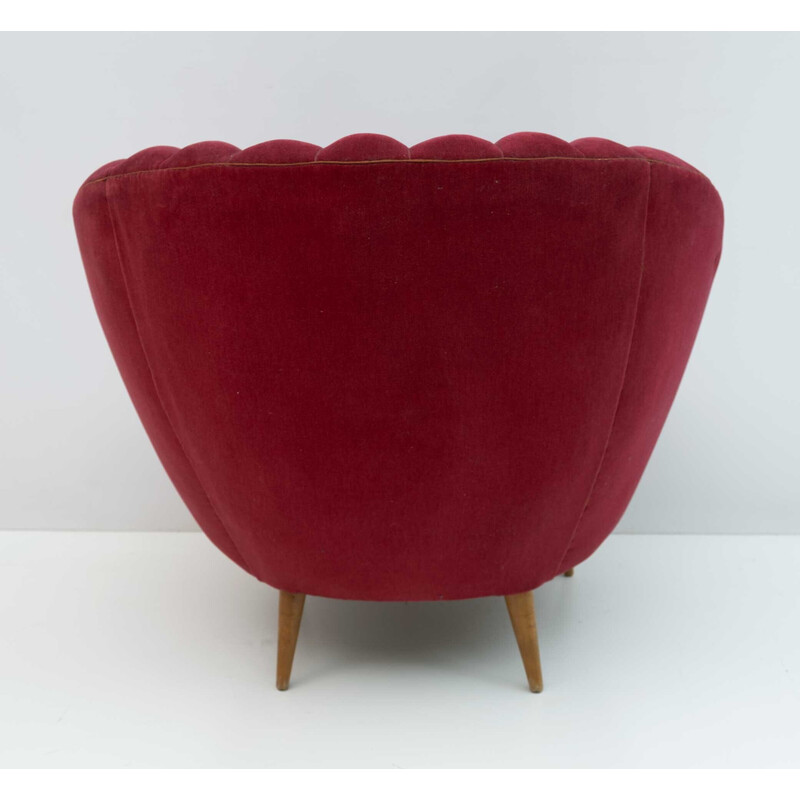 Pareja de sillones vintage Margherita de Gio Ponti para Isa Bergamo, Italia 1950