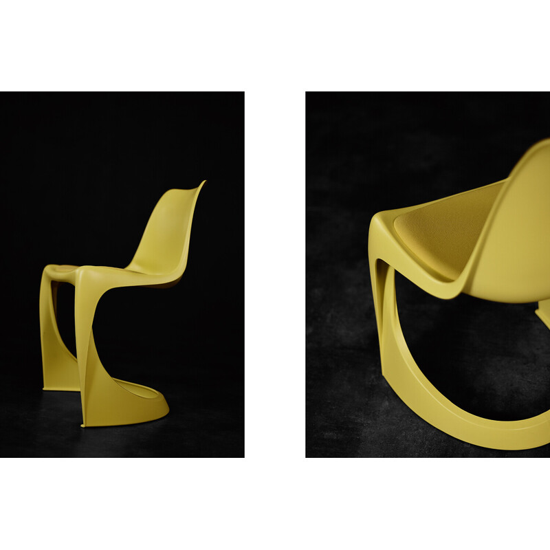Vintage Modo 290 yellow chair by Steen Østergaard for Nielaus, 1966