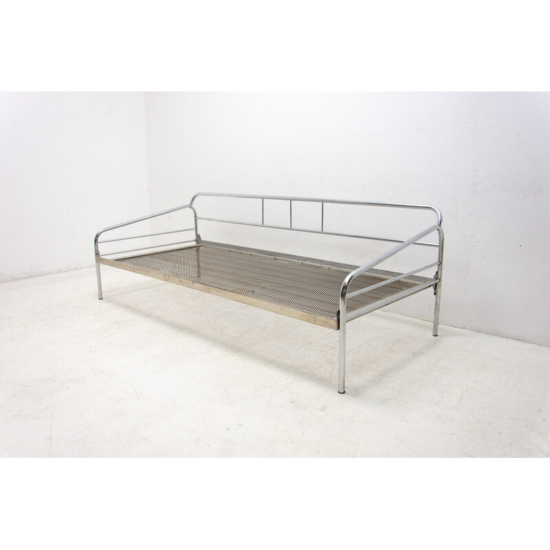 Vintage Bauhaus tubular steel sofa by Hynek Gottwald, 1930