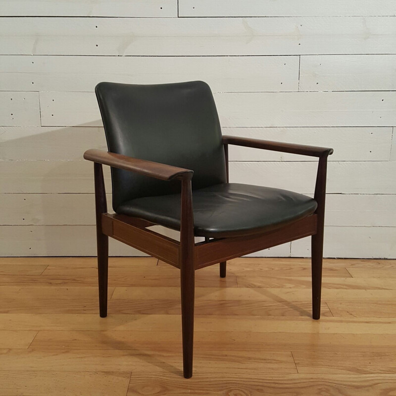 Rosewood diplomate armchair by Finn Juhl for France & Son - 1960s