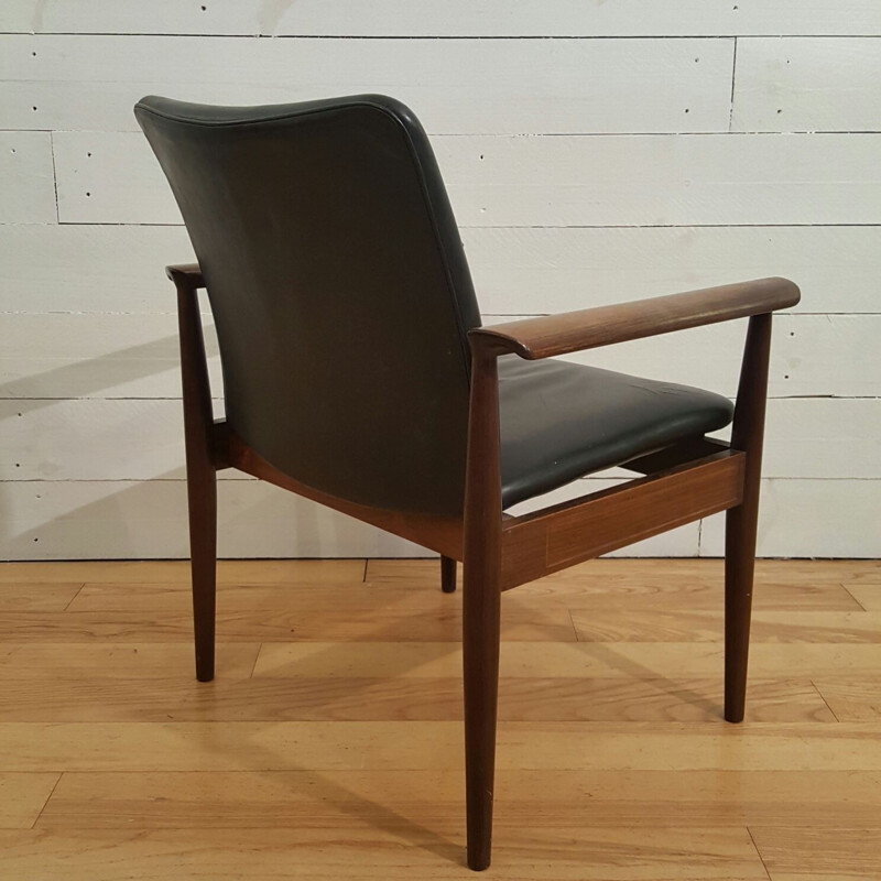 Rosewood diplomate armchair by Finn Juhl for France & Son - 1960s