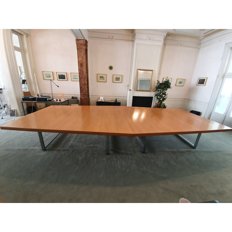 Vintage conference table by Froscher, Germany 1970s