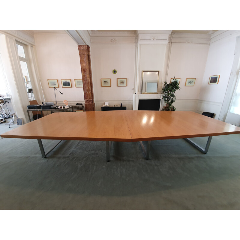 Vintage conference table by Froscher, Germany 1970s