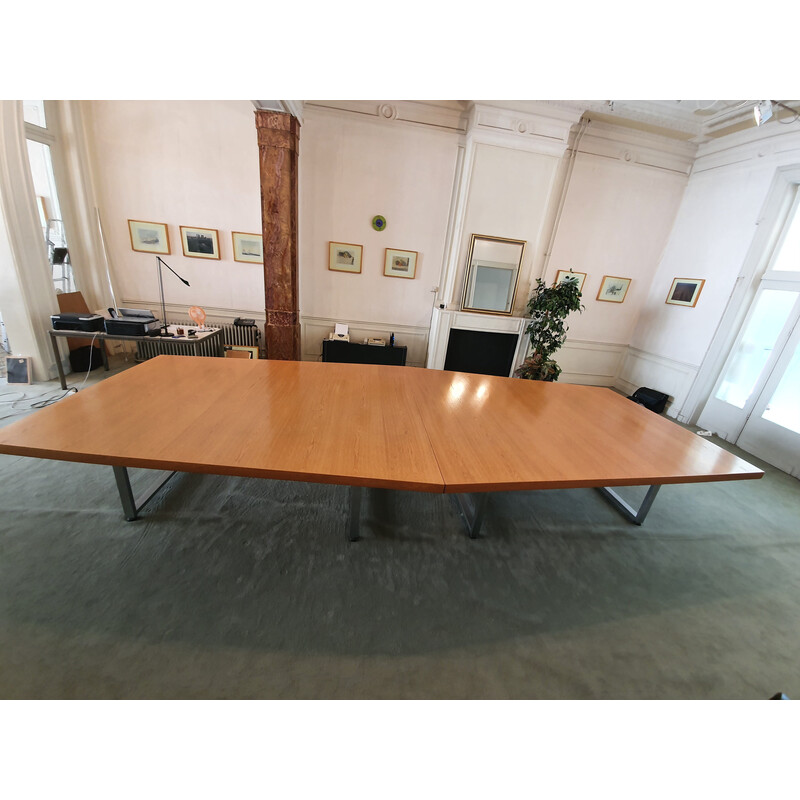 Vintage conference table by Froscher, Germany 1970s