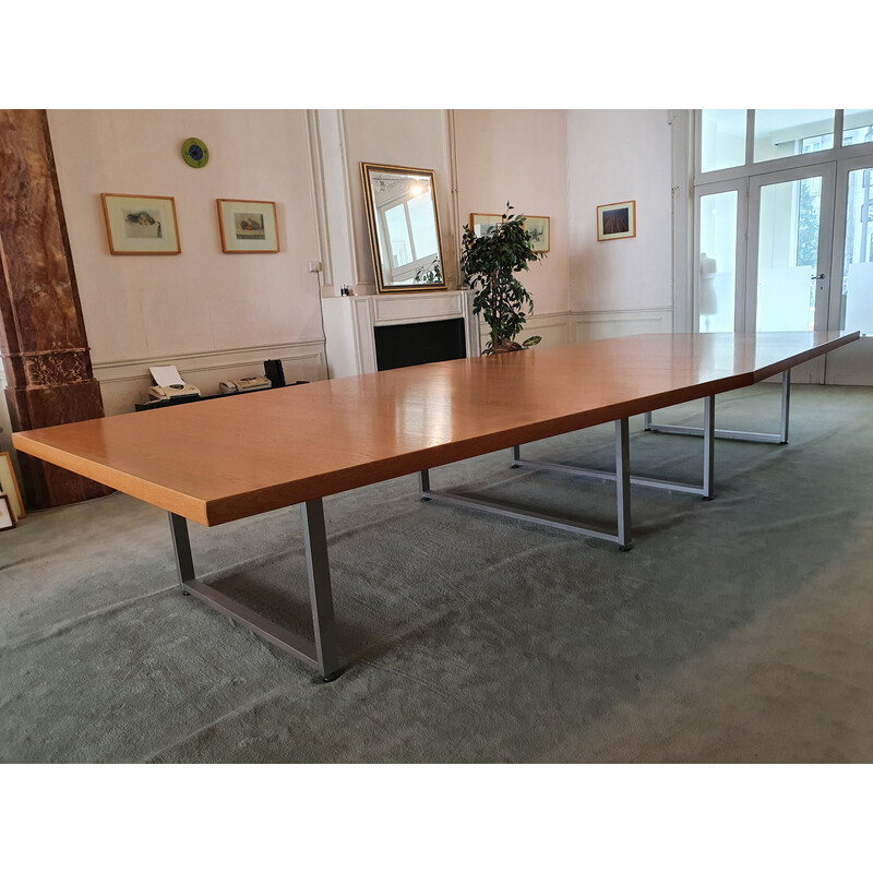 Vintage conference table by Froscher, Germany 1970s