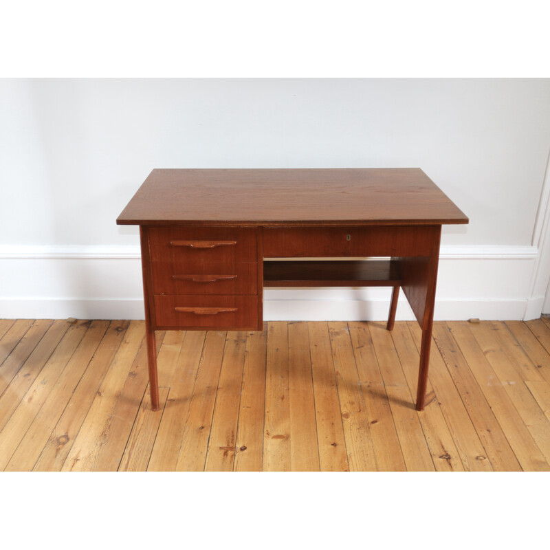 Scandinavian vintage teak desk, 1960