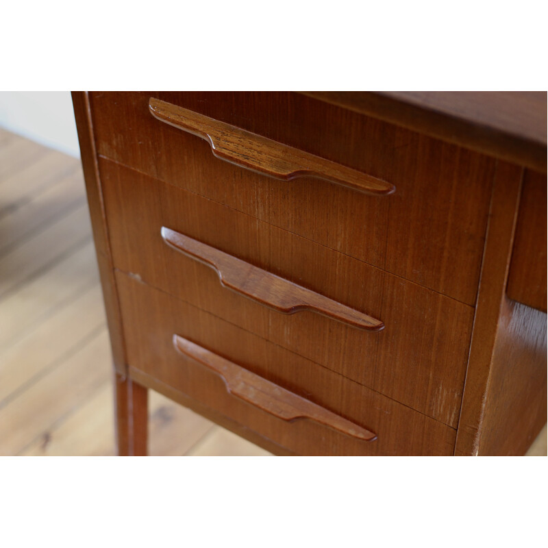 Scandinavian vintage teak desk, 1960