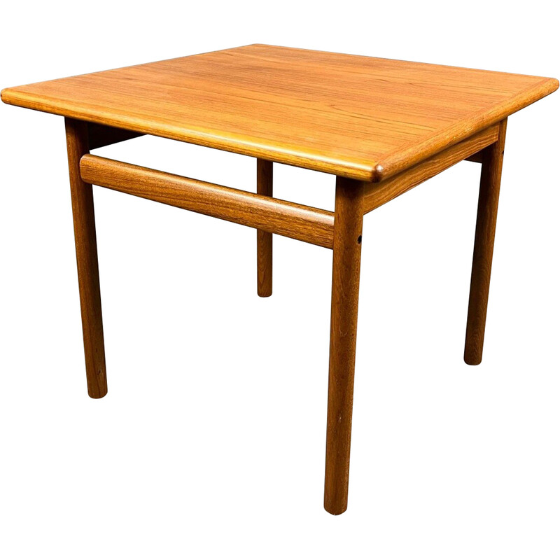 Vintage Scandinavian coffee table in teak, 1960s