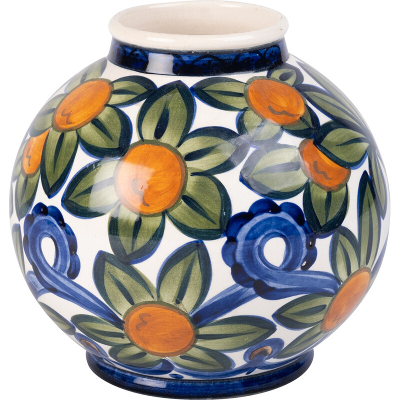 Vase vintage en faïence