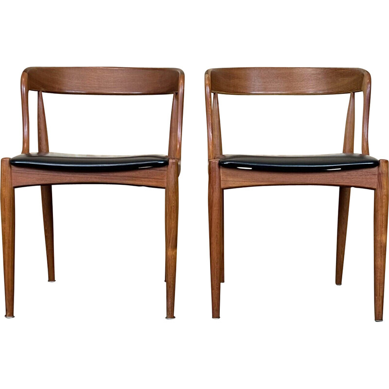 Pair of vintage dining chairs by Johannes Andersen for Uldum, 1960-1970s