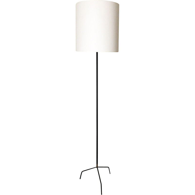 Vintage minimalistische driepoot vloerlamp, 1950