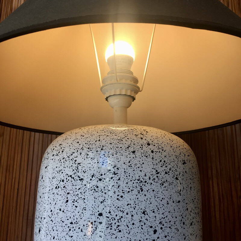 Lampe vintage en céramique, 1980