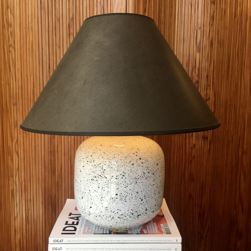 Vintage-Lampe aus Keramik, 1980