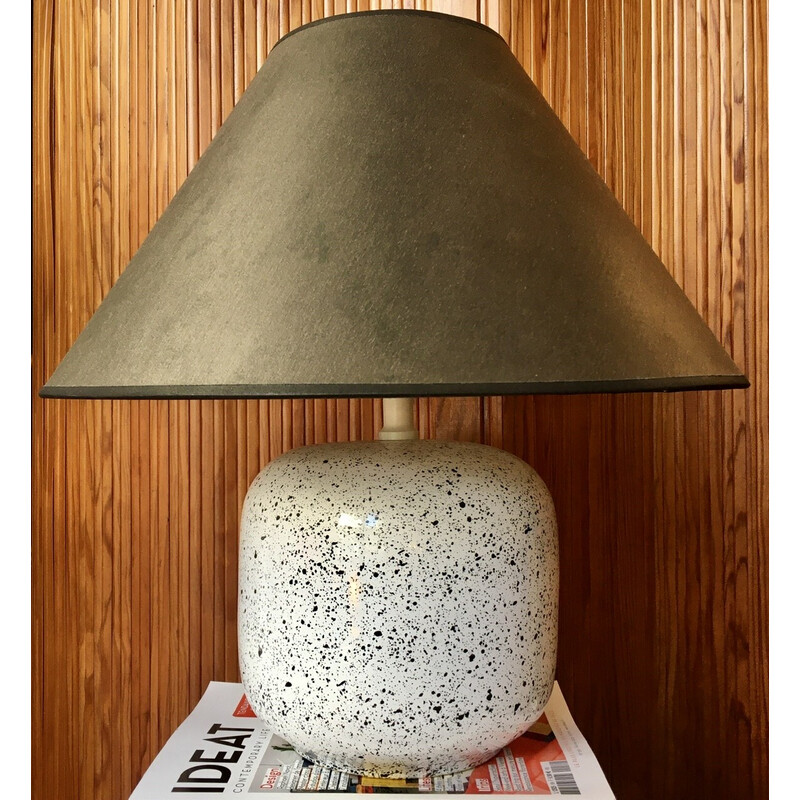 Vintage ceramic lamp, 1980