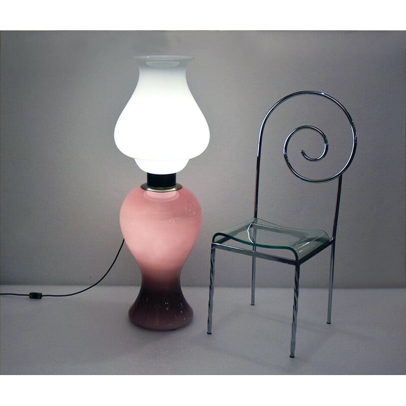 Stehlampe aus Muranoglas, 1970er Jahre