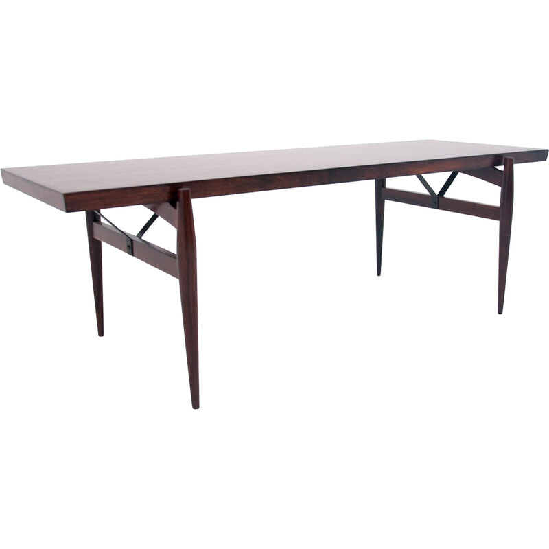 Mesa de café Vintage rosewood, Dinamarca 1960