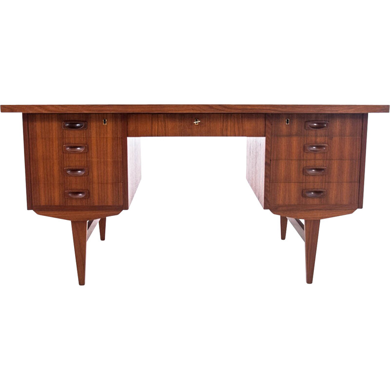 Scrivania vintage in teak, Danimarca 1960