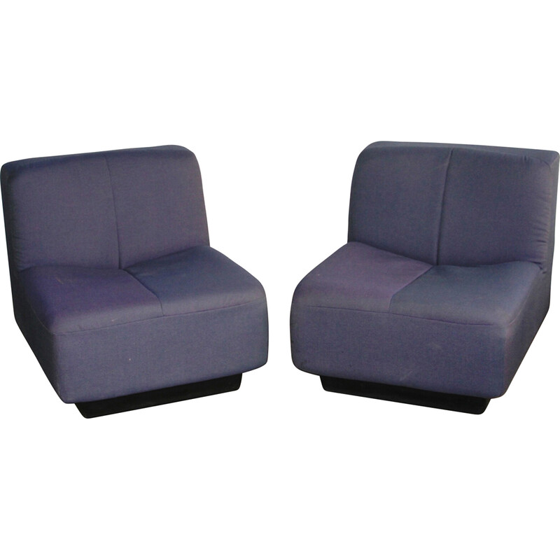 Pair of vintage armchairs by Strafor