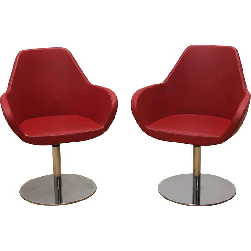 Pair of vintage office chairs Bip