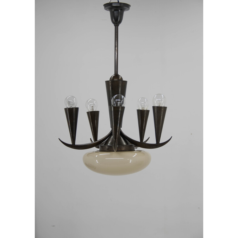 Vintage chandelier by Ias, 1910s