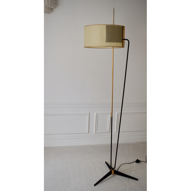 Lámpara de pie vintage de Arlus, Francia 1950