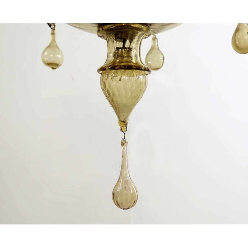 Candelabro de vidro Vintage Murano