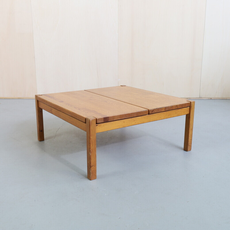Vintage coffee table in pinewood by Imari Tapiovaara, 1960s