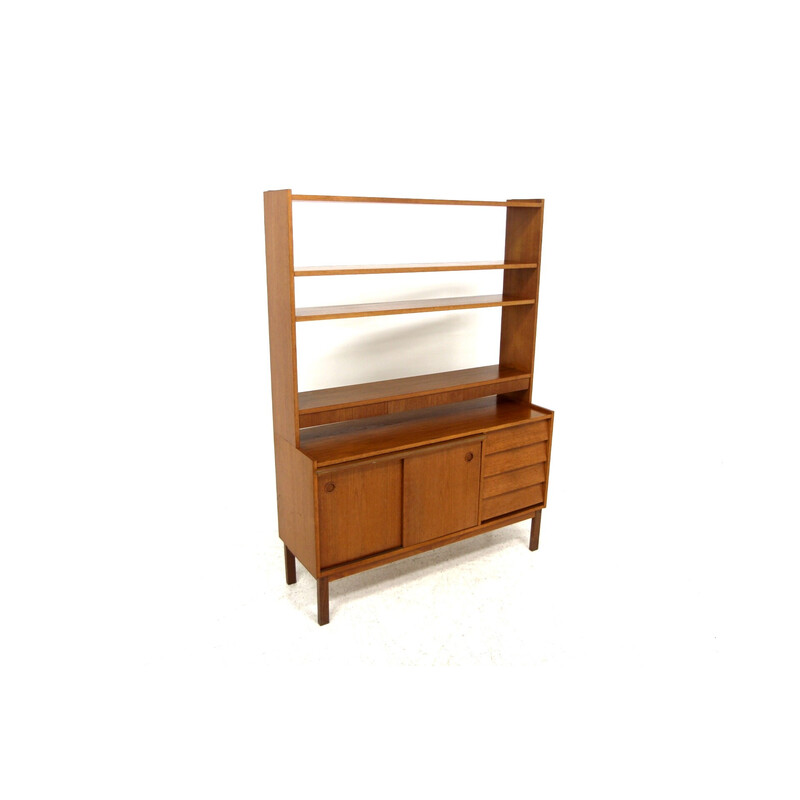 Scandinavian vintage teak secretary, Sweden 1960