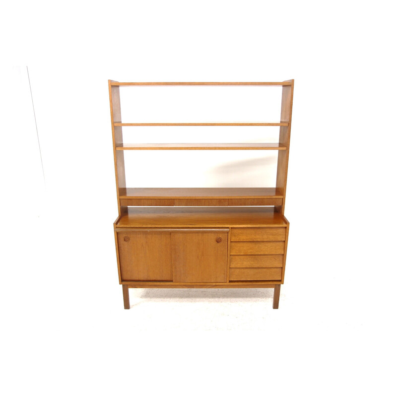 Scandinavian vintage teak secretary, Sweden 1960