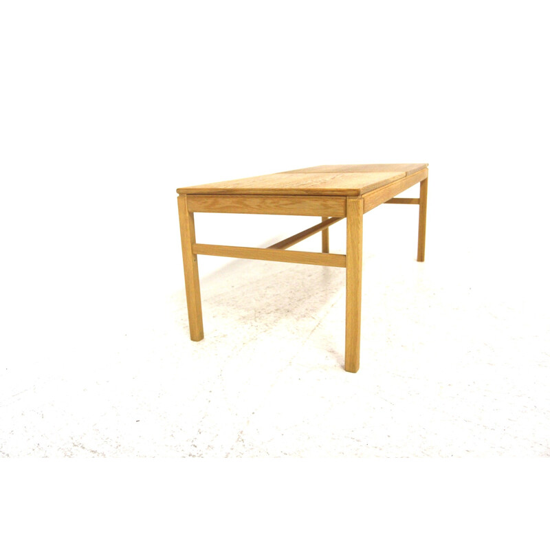 Scandinavian vintage oakwood coffee table "Casino" by Tingströms, Sweden 1960